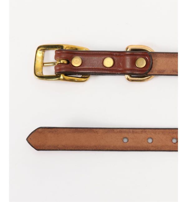 FRAMeWORK「TORY LEATHER/トリーレザー 3/4WIDE PLAIN CREASED BELT」|ベルト|