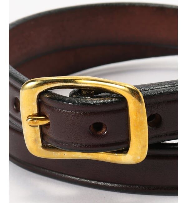 FRAMeWORK「TORY LEATHER/トリーレザー 3/4WIDE PLAIN CREASED BELT」|ベルト|