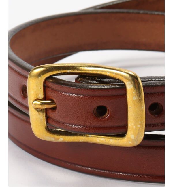 FRAMeWORK「TORY LEATHER/トリーレザー 3/4WIDE PLAIN CREASED BELT」|ベルト|