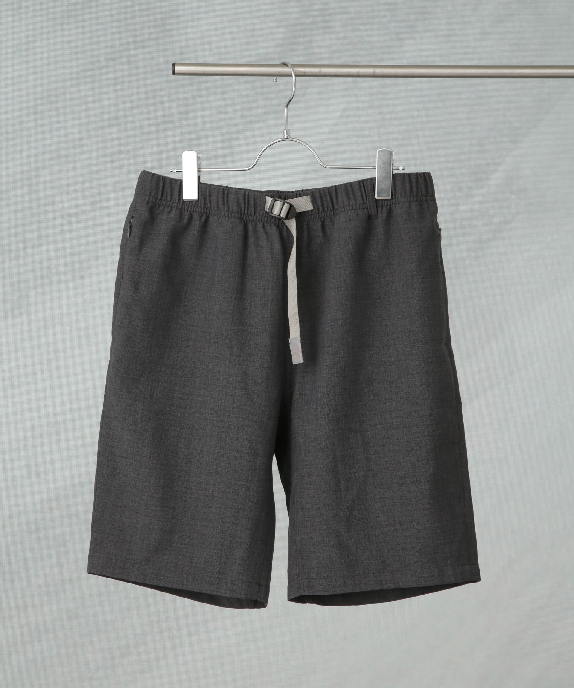NANO universe「Gramicci/別注 LINEN BLEND PACKABLE SHORT」|チノ|グレー