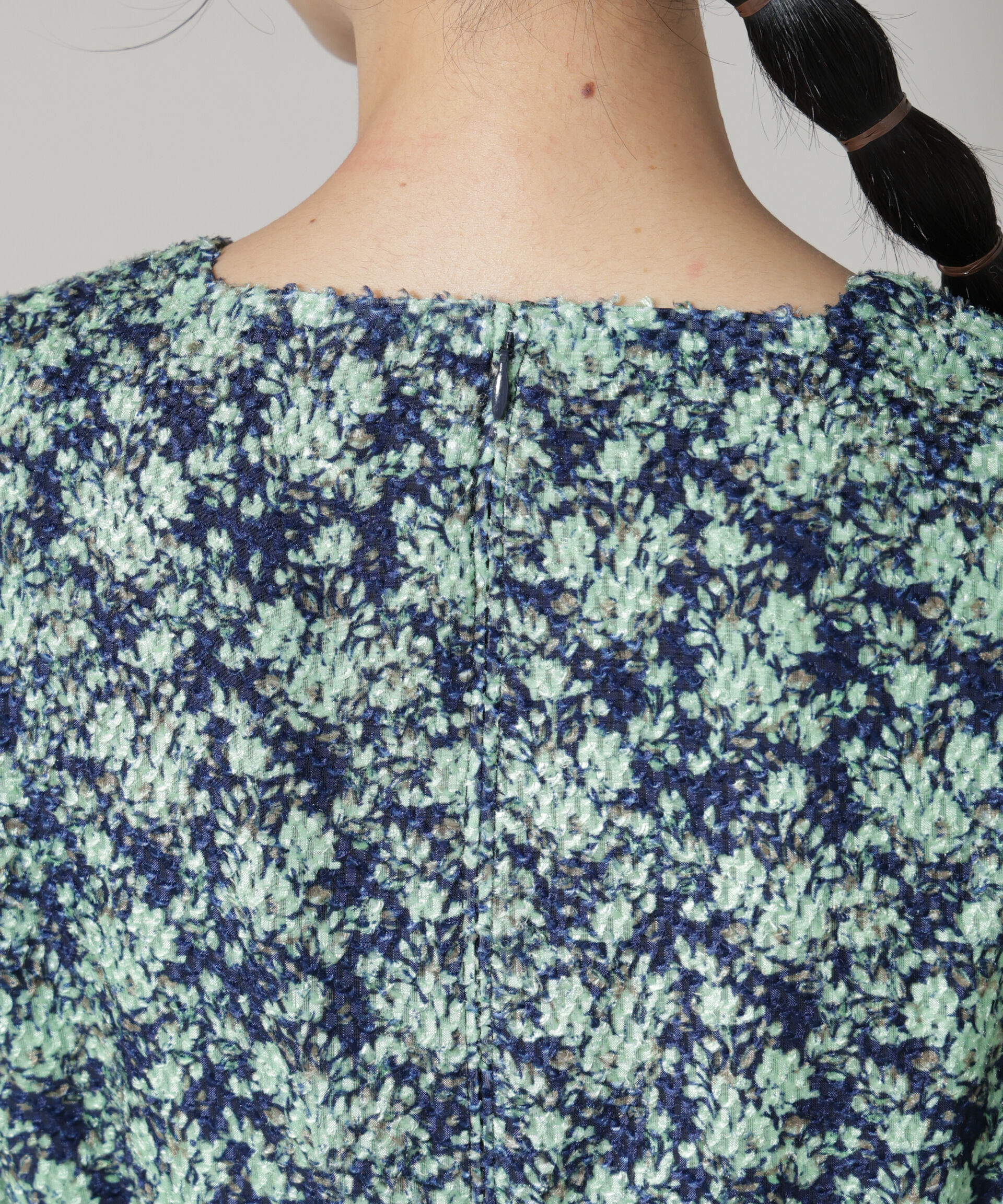 NANO universe「troisieme chaco/CUT JACQUARD PRINT ワンピース」|ワンピース|