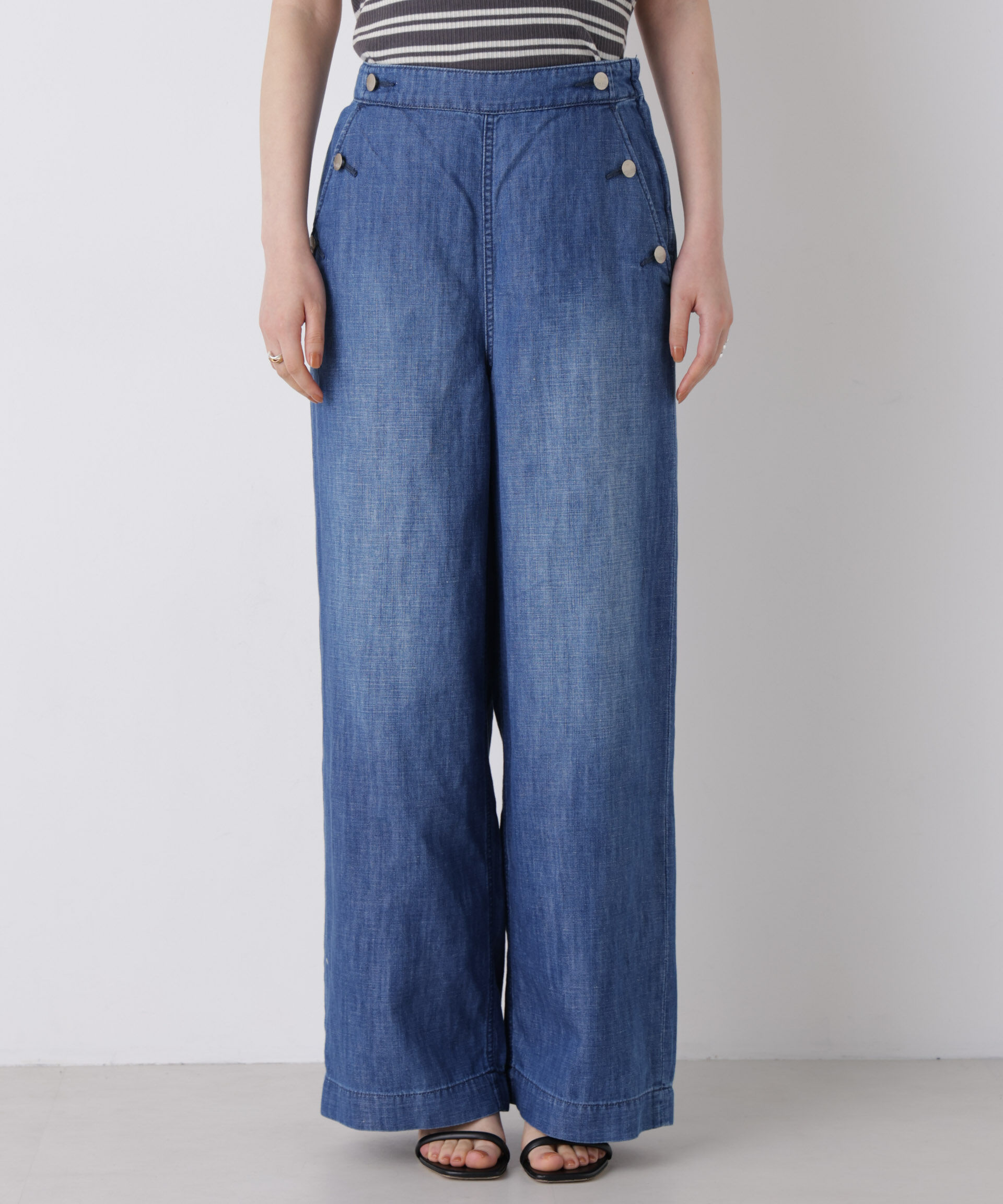 NANO universe「Healthy DENIM/Breezy Rum(セットアップ可)」|チノ|