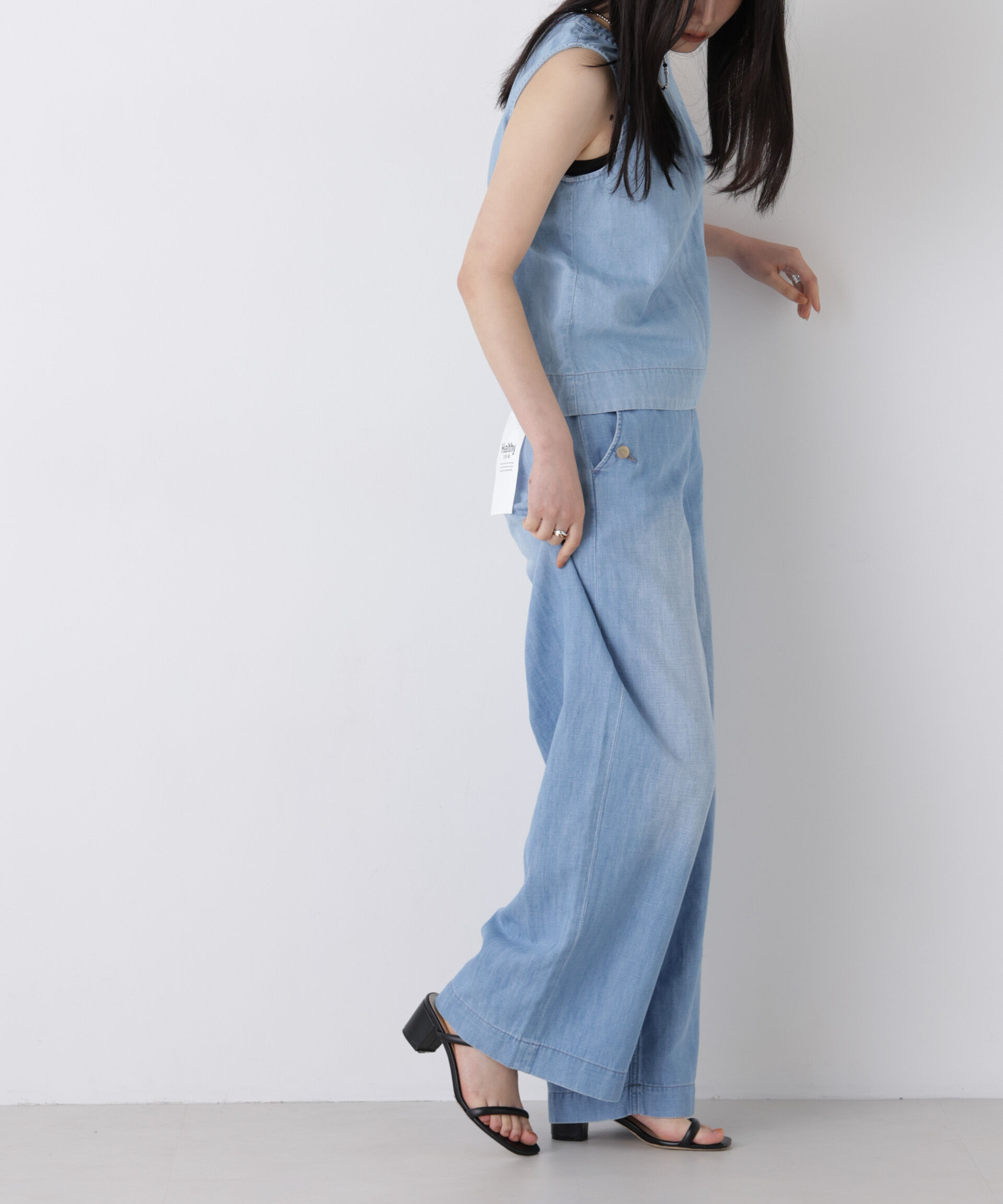 NANO universe「Healthy DENIM/Breezy Rum(セットアップ可)」|チノ|