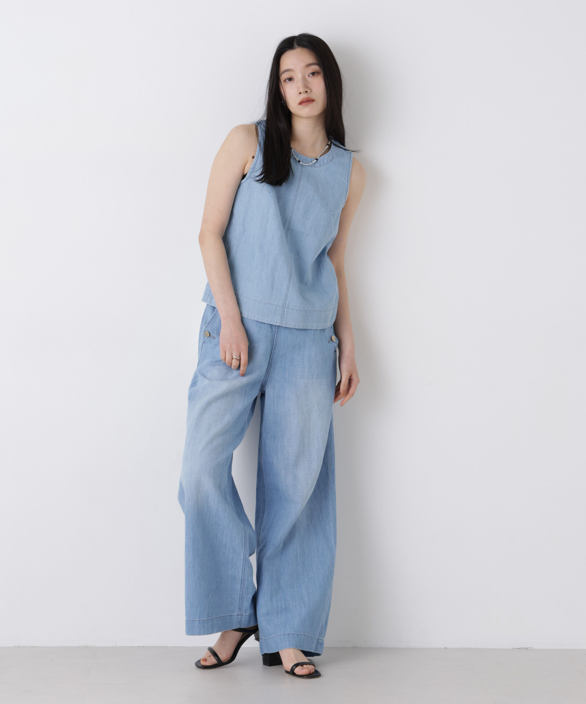 NANO universe「Healthy DENIM/Breezy Rum(セットアップ可)」|チノ|