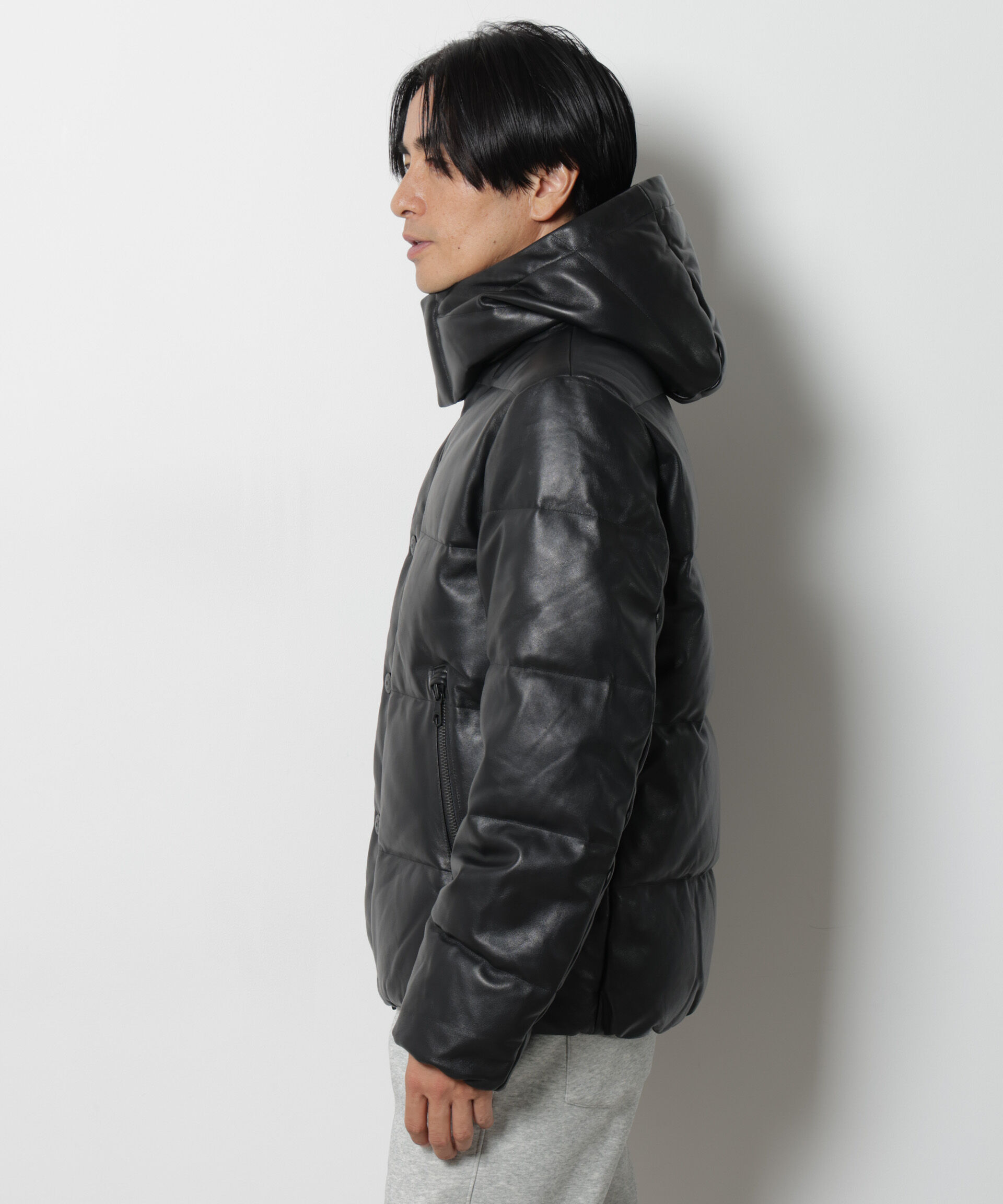 NANO universe「「西川ダウン(R)」ラムレザーG2ダウン」|ダウン|