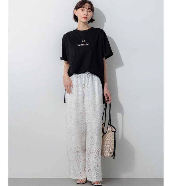 23区「【Oggi掲載】メッシュコンビ ポーチ付き トートバッグ」|トートバッグ|