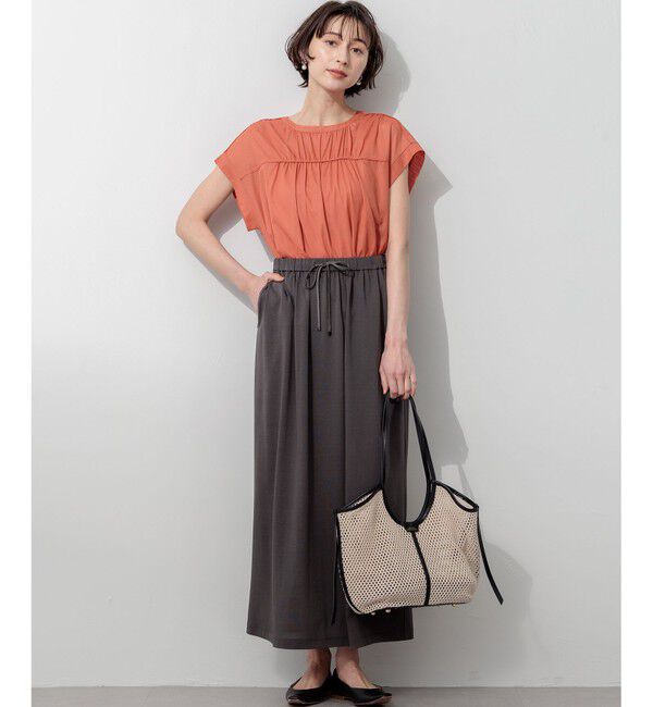 23区「【Oggi掲載】メッシュコンビ ポーチ付き トートバッグ」|トートバッグ|