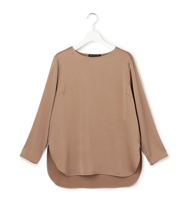 23区「サテン ロングスリーブ Tシャツ」|Tシャツ・カットソー|