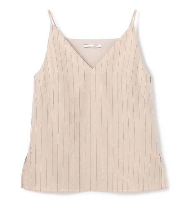 BEIGE,「ERYTH / リネンストライプ キャミソール」|シャツ・ブラウス|
