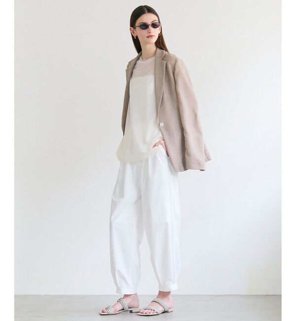 BEIGE,「YANN / 裾カフス イージーアンクルパンツ」|その他|