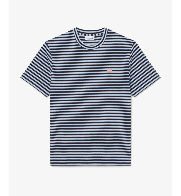 LACOSTE「ニットライクボーダーTシャツ」|Tシャツ・カットソー|