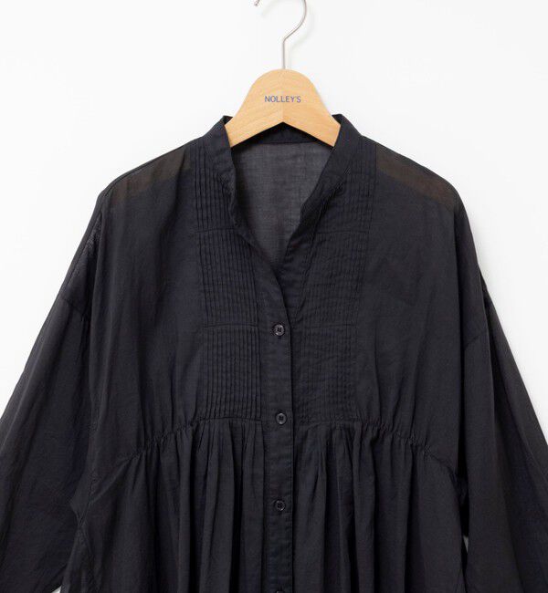 NOLLEY'S「【WEB＆一部店舗限定】【BECシリーズ】綿ボイルピンタックオーバーシャツ」|シャツ・ブラウス|