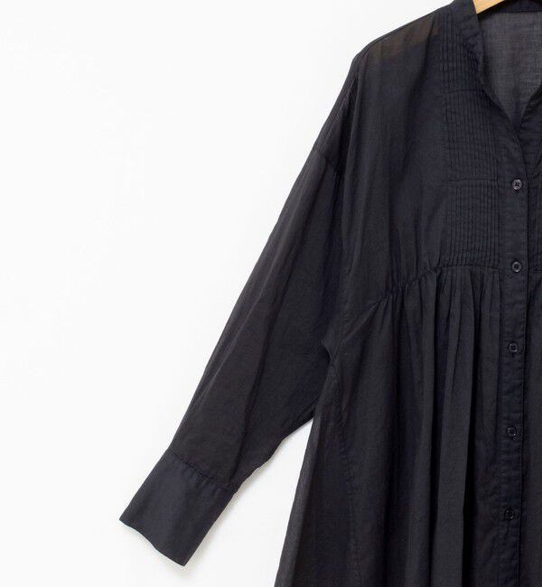 NOLLEY'S「【WEB＆一部店舗限定】【BECシリーズ】綿ボイルピンタックオーバーシャツ」|シャツ・ブラウス|