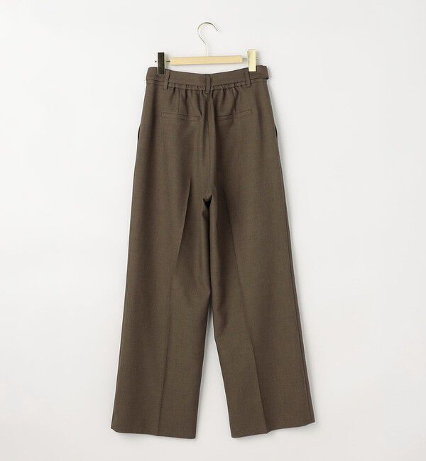 NOLLEY'S sophi「《セットアップ対応》ウォッシャブルドライシャークタックセミワイドパンツ」|その他|