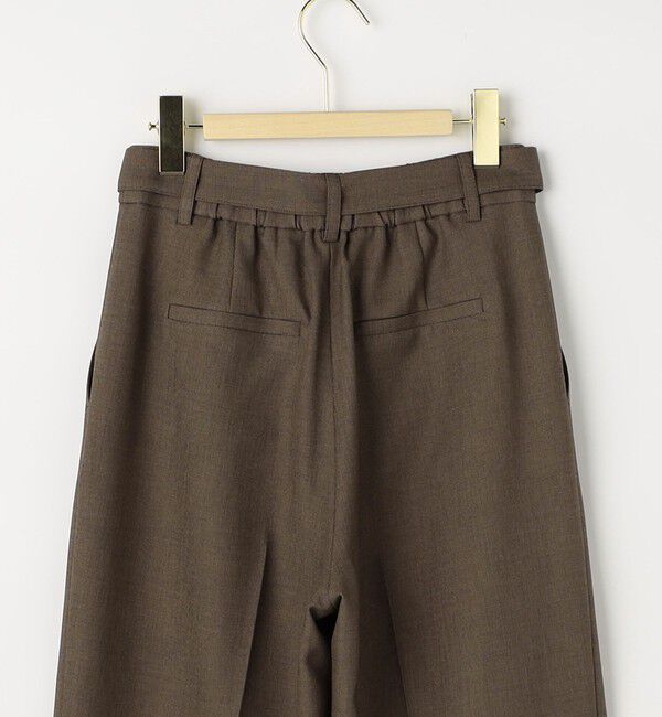 NOLLEY'S sophi「《セットアップ対応》ウォッシャブルドライシャークタックセミワイドパンツ」|その他|