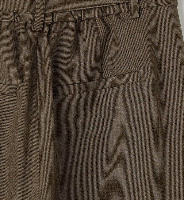 NOLLEY'S sophi「《セットアップ対応》ウォッシャブルドライシャークタックセミワイドパンツ」|その他|