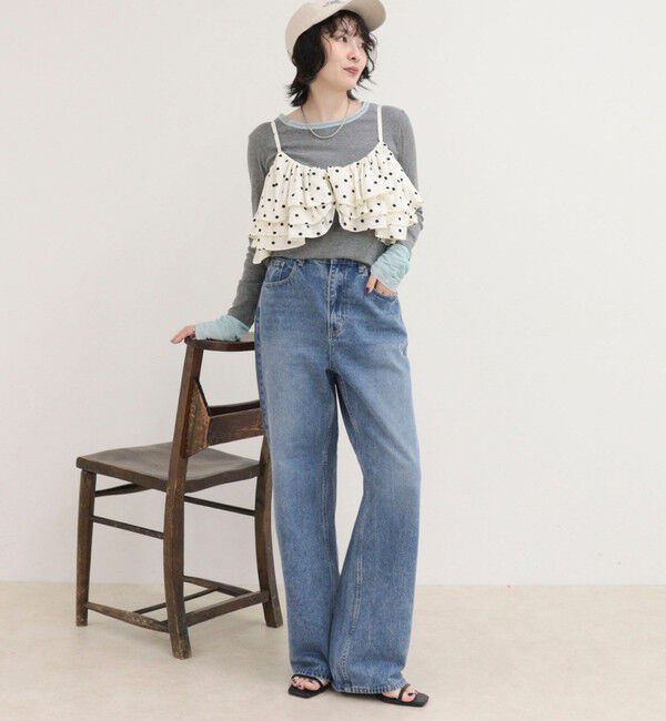 fredy emue「Soft color straight Denim」|デニム|