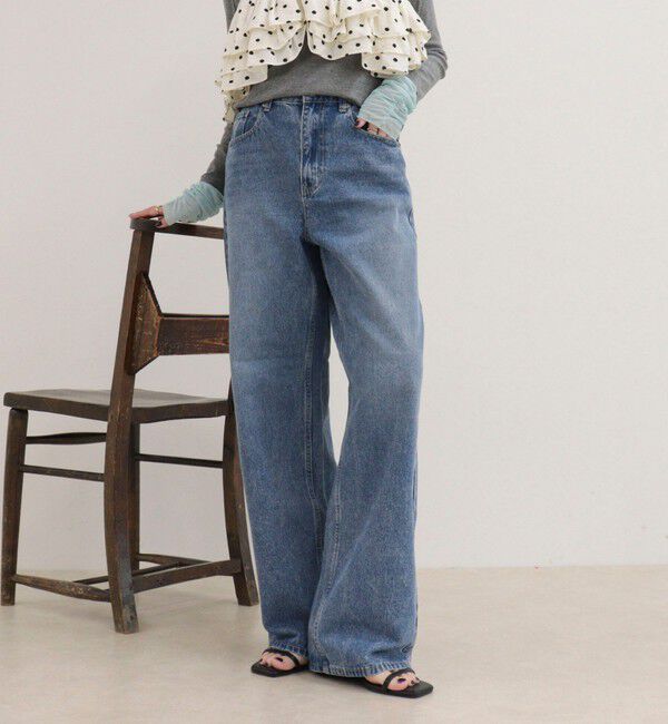fredy emue「Soft color straight Denim」|デニム|