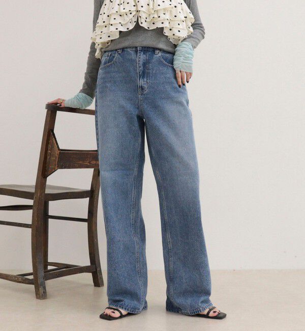 fredy emue「Soft color straight Denim」|デニム|