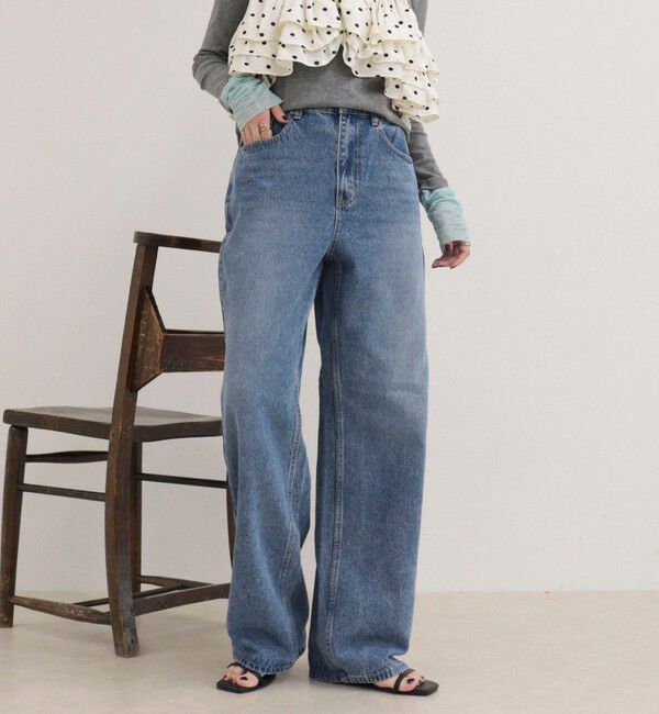 fredy emue「Soft color straight Denim」|デニム|