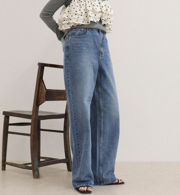 fredy emue「Soft color straight Denim」|デニム|