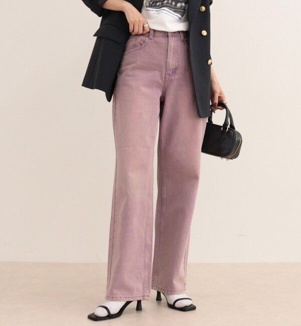 fredy emue「Soft color straight Denim」|デニム|