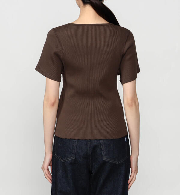  「TICCA | スーピマコットン テレコヘンリーネックTシャツ WOMEN」|Tシャツ・カットソー|