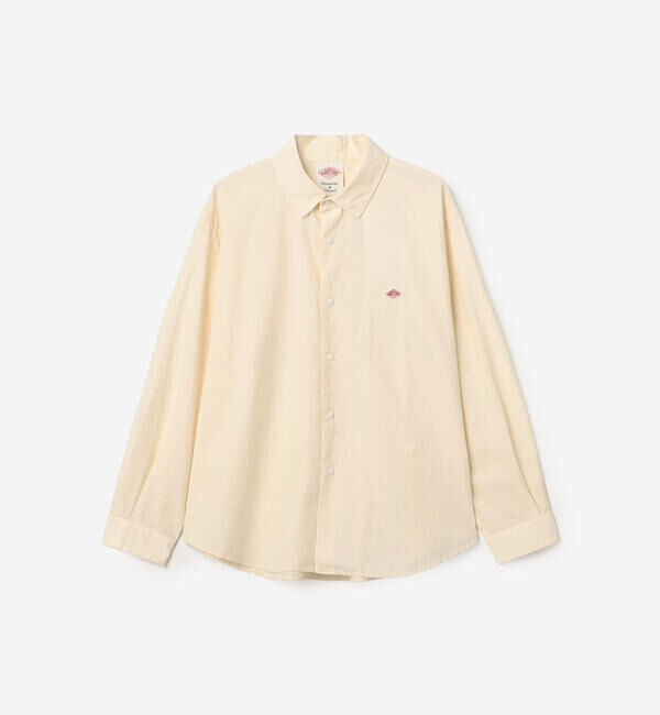 DANTON「DANTON | タイプライター レギュラーカラー長袖シャツ WOMEN」|シャツ・ブラウス|
