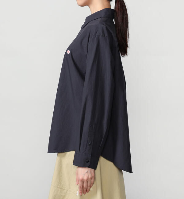 DANTON「DANTON | タイプライター レギュラーカラー長袖シャツ WOMEN」|シャツ・ブラウス|
