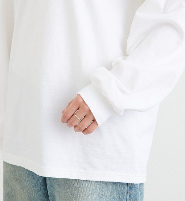  「【A・MONN】【綿100％/洗濯機洗いOK】オーバーロングTシャツ」|Tシャツ・カットソー|