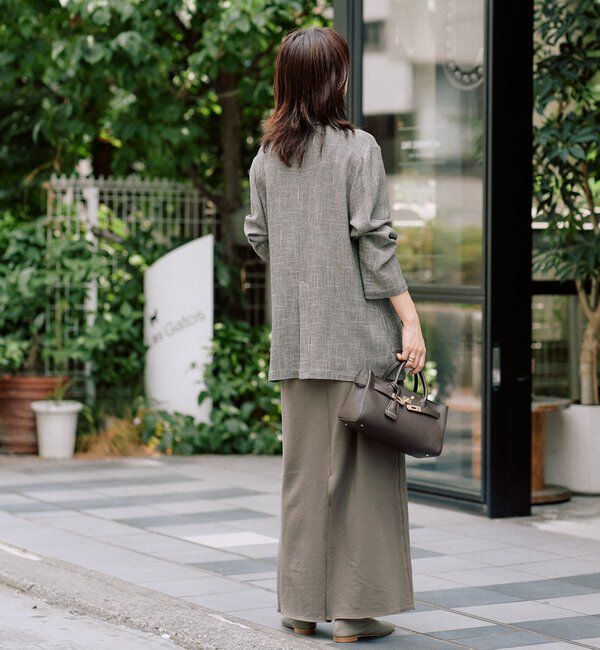  「スウェットロングスカート【新色・低身長サイズ追加/4サイズ展開】」|スカート|