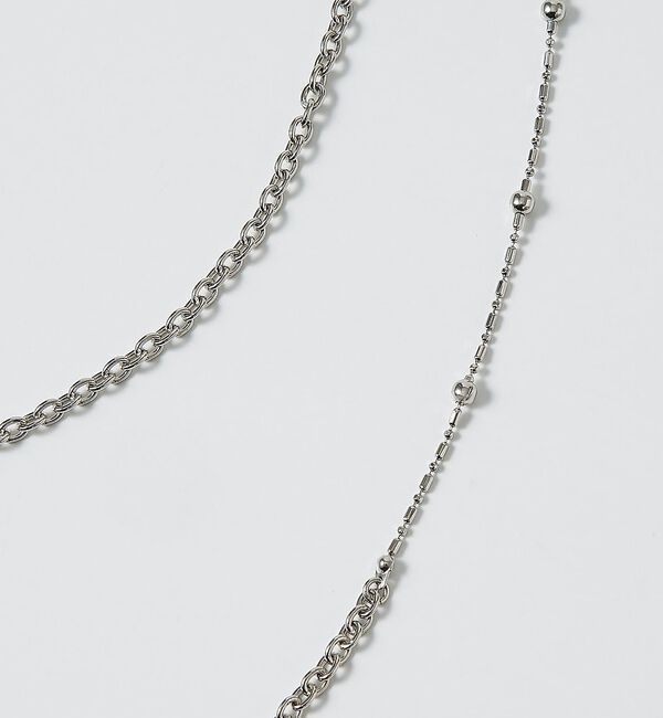collex「【dignif】【金属アレルギー対応】ミックスチェーン2WAYネックレス」|ネックレス|
