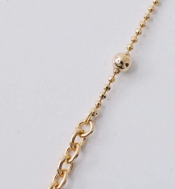 collex「【dignif】【金属アレルギー対応】ミックスチェーン2WAYネックレス」|ネックレス|