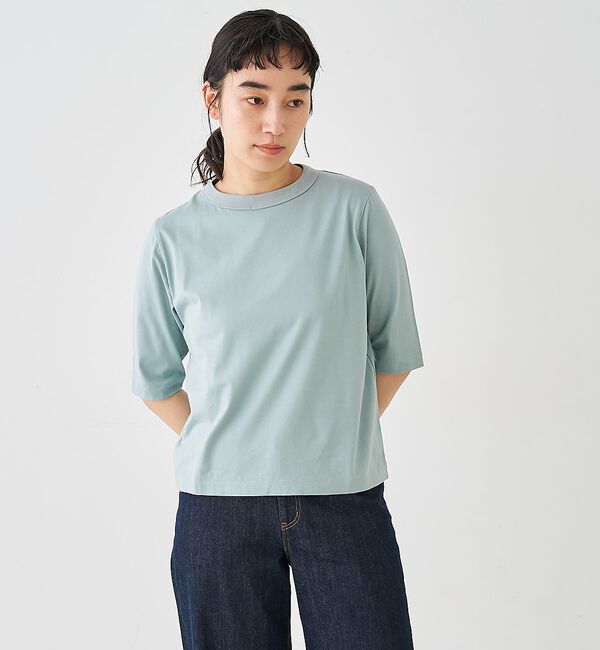 collex「ベーシックコットンTシャツ 2」|Tシャツ・カットソー|セージグリーン