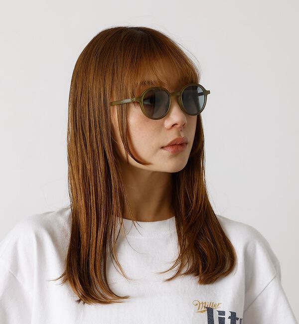 Rouge vif「【LE FOON / ルフォーン】 Mont Blanc  Cream/ラウンド」|メガネ|