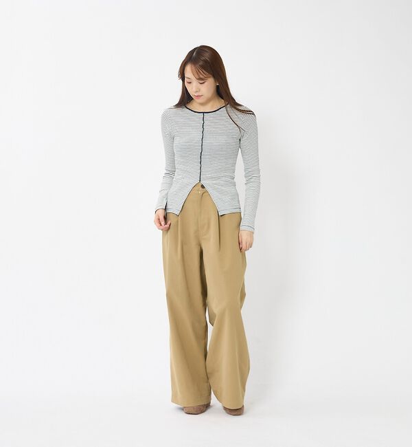 Rouge vif「【Robert P Miller | ロバート・ピー・ミラー】Prib Slit」|Tシャツ・カットソー|