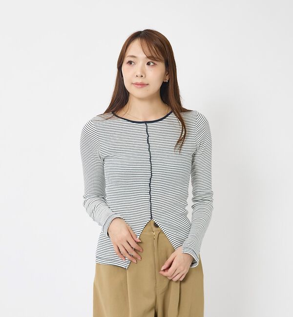 Rouge vif「【Robert P Miller | ロバート・ピー・ミラー】Prib Slit」|Tシャツ・カットソー|