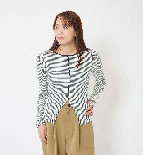 Rouge vif「【Robert P Miller | ロバート・ピー・ミラー】Prib Slit」|Tシャツ・カットソー|