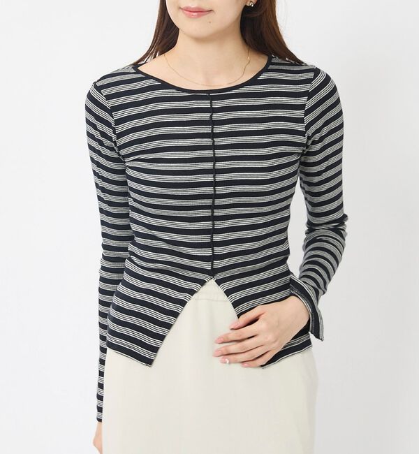 Rouge vif「【Robert P Miller | ロバート・ピー・ミラー】Prib Slit」|Tシャツ・カットソー|ブラック系その他1