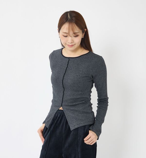 Rouge vif「【Robert P Miller | ロバート・ピー・ミラー】Prib Slit」|Tシャツ・カットソー|