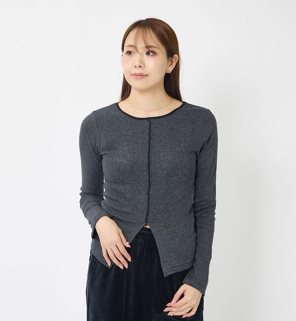 Rouge vif「【Robert P Miller | ロバート・ピー・ミラー】Prib Slit」|Tシャツ・カットソー|