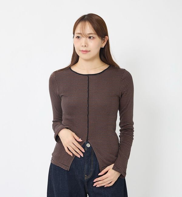 Rouge vif「【Robert P Miller | ロバート・ピー・ミラー】Prib Slit」|Tシャツ・カットソー|