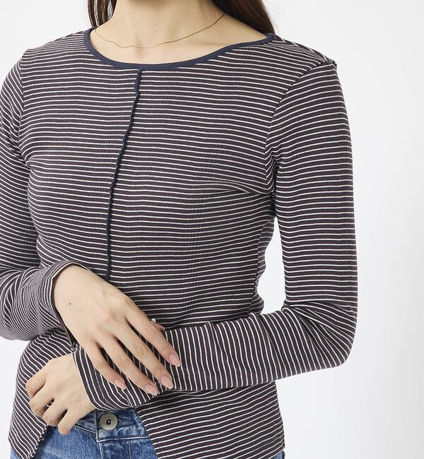 Rouge vif「【Robert P Miller | ロバート・ピー・ミラー】Prib Slit」|Tシャツ・カットソー|