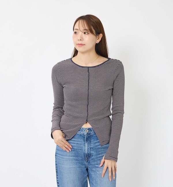 Rouge vif「【Robert P Miller | ロバート・ピー・ミラー】Prib Slit」|Tシャツ・カットソー|