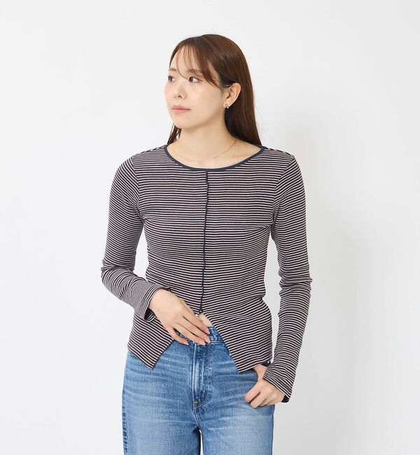 Rouge vif「【Robert P Miller | ロバート・ピー・ミラー】Prib Slit」|Tシャツ・カットソー|