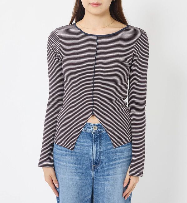 Rouge vif「【Robert P Miller | ロバート・ピー・ミラー】Prib Slit」|Tシャツ・カットソー|