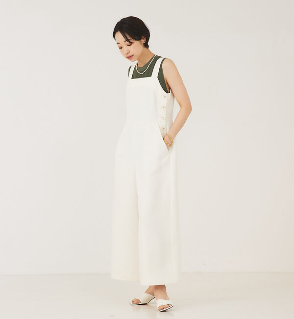 qualite「《セットアップ対応》レーヨンストレッチリブニット」|ニット・セーター|