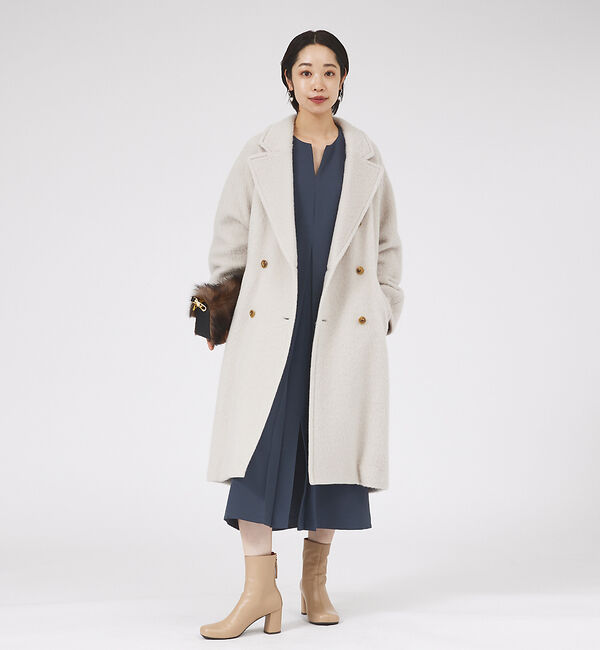 qualite「ボックスプリーツワンピース」|ワンピース|