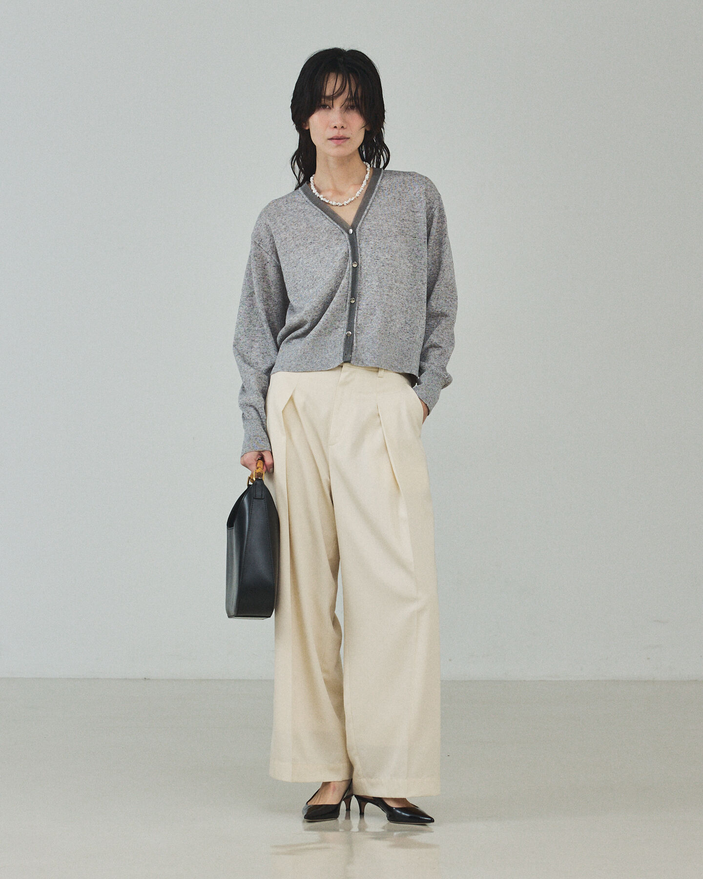 qualite「【Oggi掲載・セットアップ対応】テンセルハイツイストワイドパンツ」|その他|