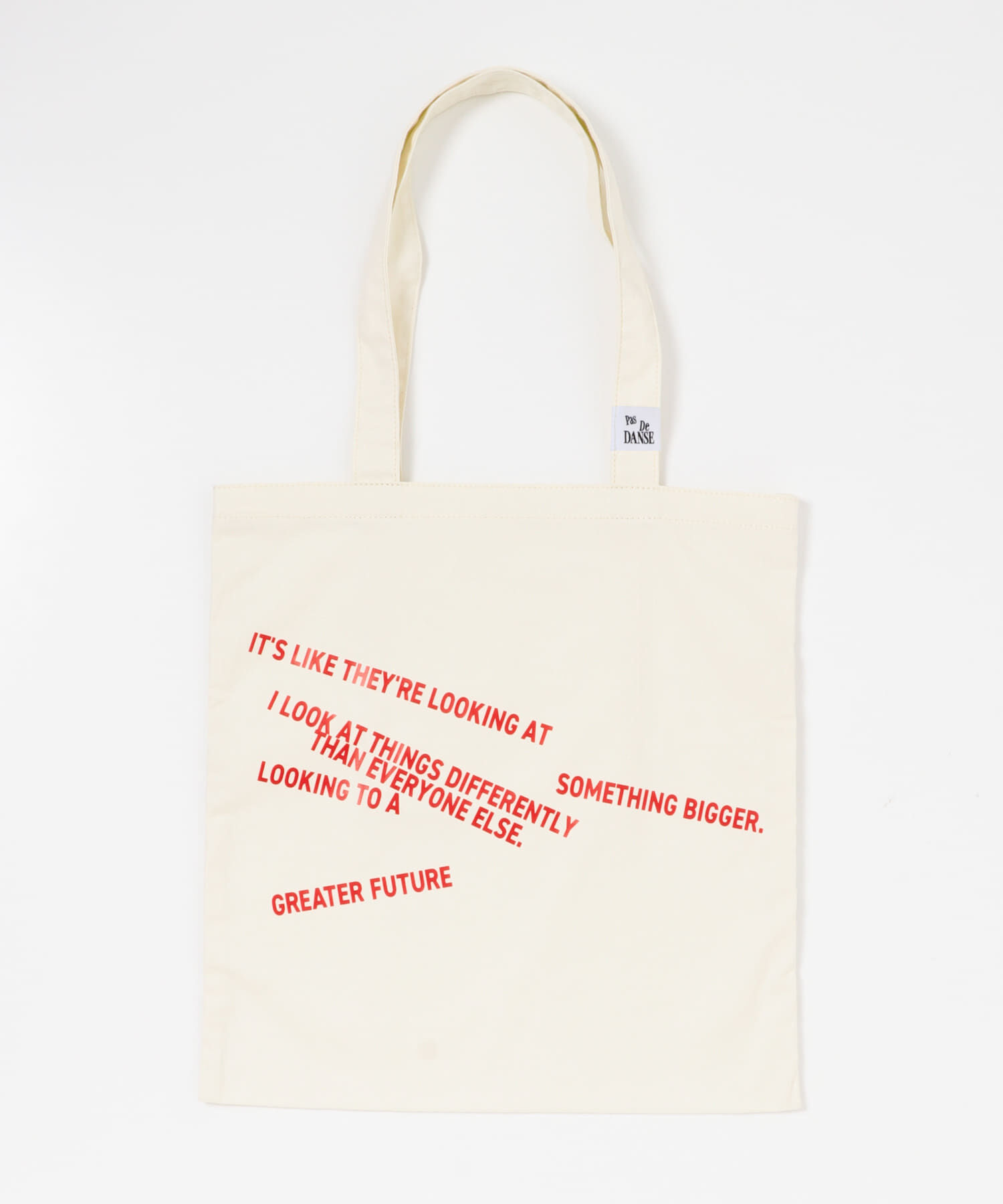 RODE SKO「Pas De DANSE　Letter ToteBag」|トートバッグ|